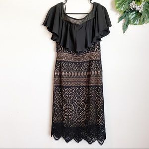 Tadashi Shoji Off Shoulder Lace Dress